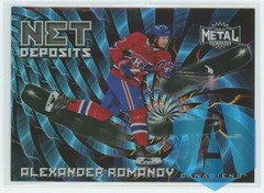 2020-21 Skybox Metal Universe Alexander Romanov #ND-5 Net Deposits